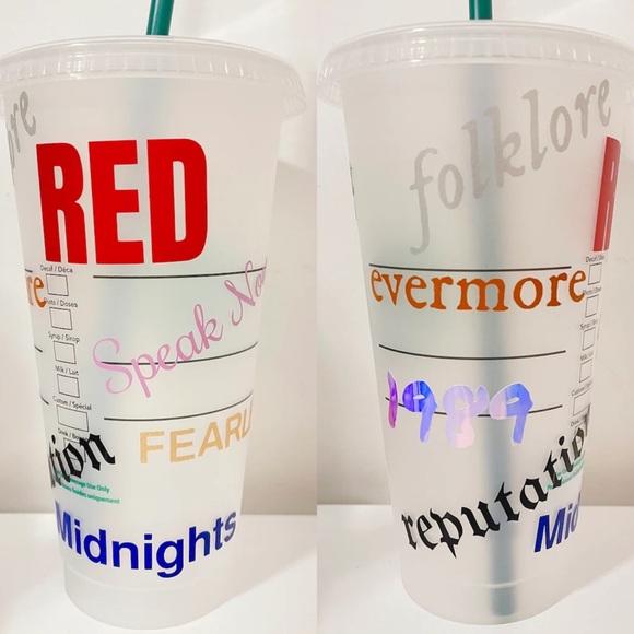 Custom Taylor Swift Starbucks Cup - Picture 2 of 2